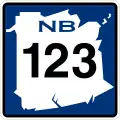 Route&nbsp;123 marker