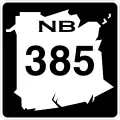Route&nbsp;385 marker