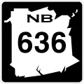 Route&nbsp;636 marker