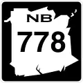 Route&nbsp;778 marker