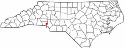 Location in the U.S. state of North Carolina