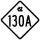 North Carolina Highway 130A marker