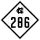 North Carolina Highway 286 marker