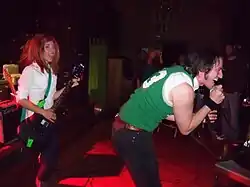 Mark and Andrea Heimer of No-Fi Soul Rebellion perform in Spokane, Washington on September 11, 2010.