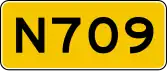 Provincial highway 709 shield}}