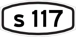 City route 117 shield}}