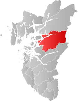 Hjelmeland within Rogaland