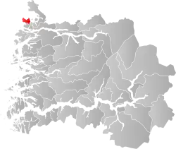 Nord-Vågsøy within Sogn og Fjordane