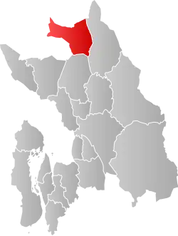 Hurdal within Akershus