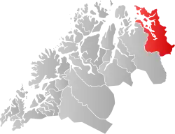 Kvænangen within Troms