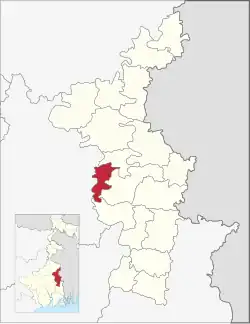 Location of Nabadwip