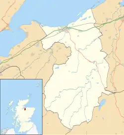 Ferness is located in Nairn