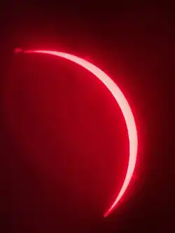 Partial as seen from Dexter, Ontario