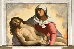 Jesus and Mary (Pietà), 63 x 89 cm