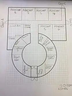 Original draft print for the New Construction design.