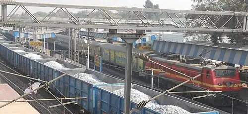 New Delhi-Bhubaneswar Duronto express at Balasore with Ghaziabad WAP-4