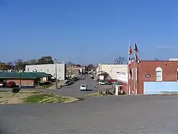 New Madrid, facing away from the Mississippi