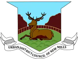 Coat of arms of New Mills Urban District