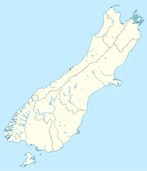 Southern Premier League (New Zealand) is located in South Island