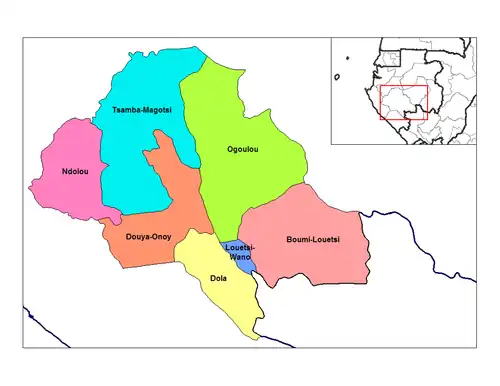 Boumi-Louetsi Department in the region