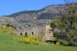 Beginning of the aqueduct near Krini
