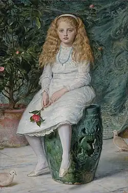 Portrait of Nina Lehmann by John Everett Millais