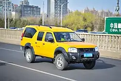 2016 Zhengzhou Nissan D22 NP300 utility type in China, with enclosed body from factory