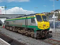 No. 221 resting at Cork Kent Station in April 2019.