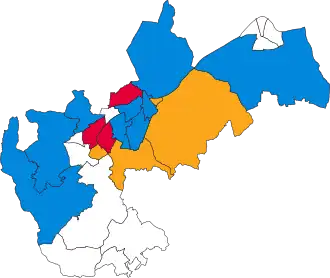 2003 results map
