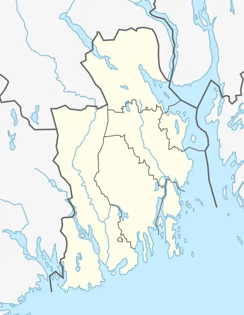 Sundbyfoss is located in Vestfold