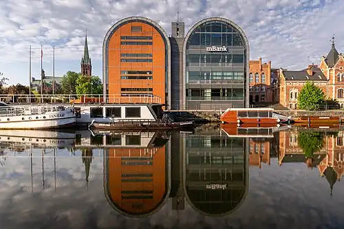 New granaries by the Brda river in Bydgoszcz