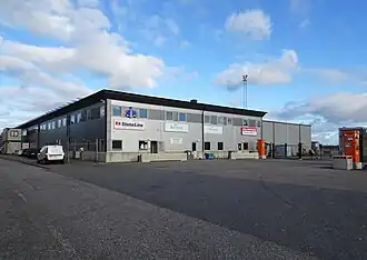 The port office of the Port of Stockholm.