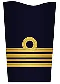 2. Sleeve insignia for a lieutenant commander (1987–2003)