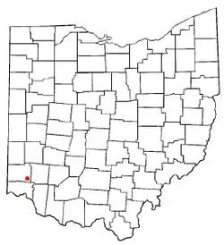 Location of Beckett Ridge, Ohio