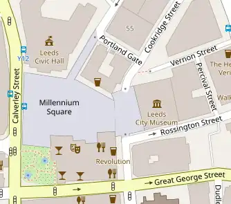 OpenStreetMap map of area