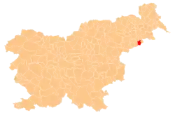 The location of the Municipality of Cirkulane