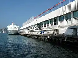The cruise ship pier at Ocean Terminal is also a sea port of entry to Hong Kong. While the HK-Macau Ferry Terminal is a port of entry for travellers from other Chinese cities in the Pearl River Delta, the Ocean Terminal is a port of entry for visitors arriving on cruise ships from a wider variety of jurisdictions.