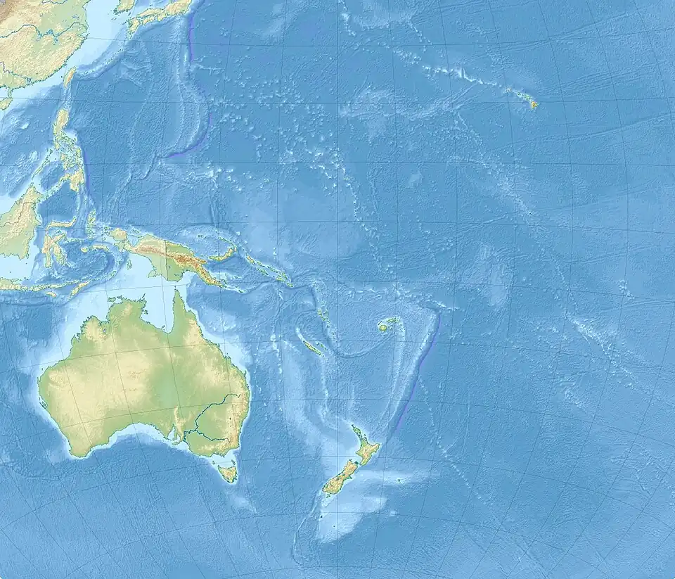 Location in Oceania