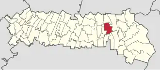 Location in Ialomița County