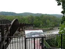 Ohiopyle Low Bridge from the site of the restored railway station