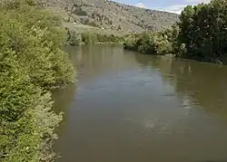 The Okanogan River at Riverside