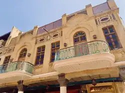 Ancient apartment located in the street