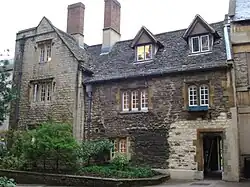 Rear of the buildings on the east side of the Front Quad as seen from the Wolfson Dining Hall