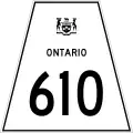 Highway 610 marker