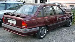 Opel Kadett saloon (rear; 1989–1995)