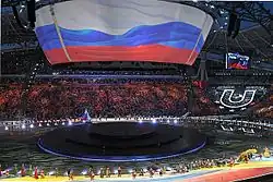Stadium at the Universiade 2013 Opening Ceremony