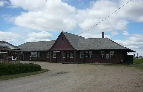 Former CNR station in Outlook