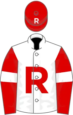 White, red sleeves, white armlets, red cap