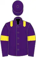 Purple, yellow epaulets and armlets