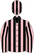 Pink and black stripes